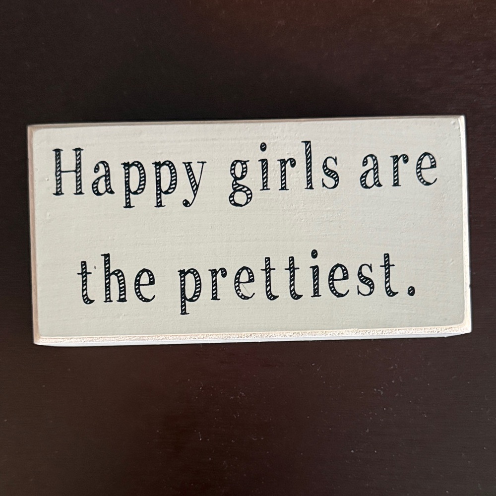 Inspirational Quote Block Decor